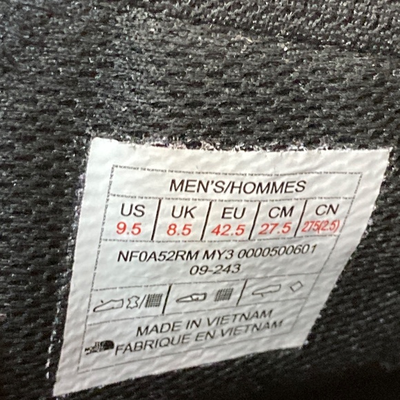 Men’s THE NORTH FACE Boots New size 9.5